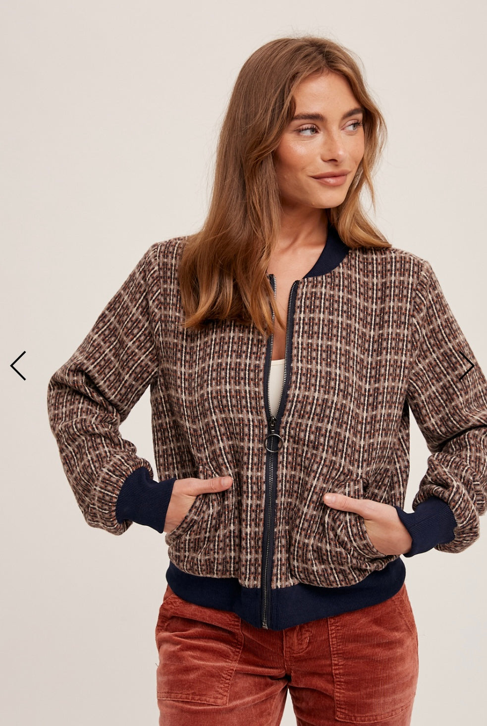 Tweed bomber cheap